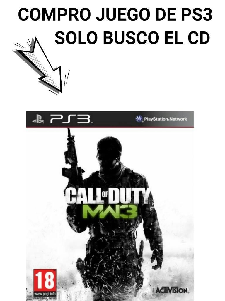 Call Of Duty Mw3 Solo El Cd de Ps3