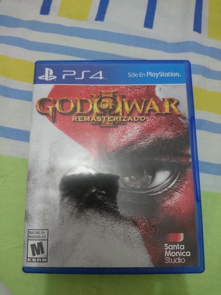 God Of War 3 Ps4 Usada Caja Plastica