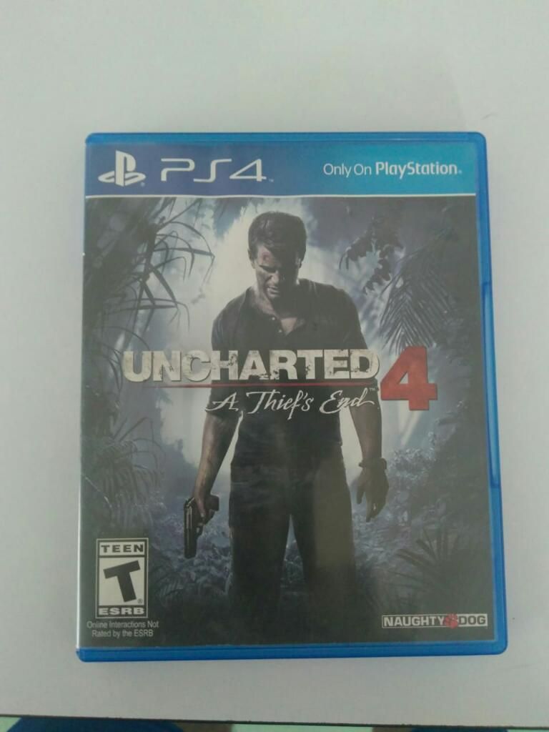 Juego Uncharted4. Ps4