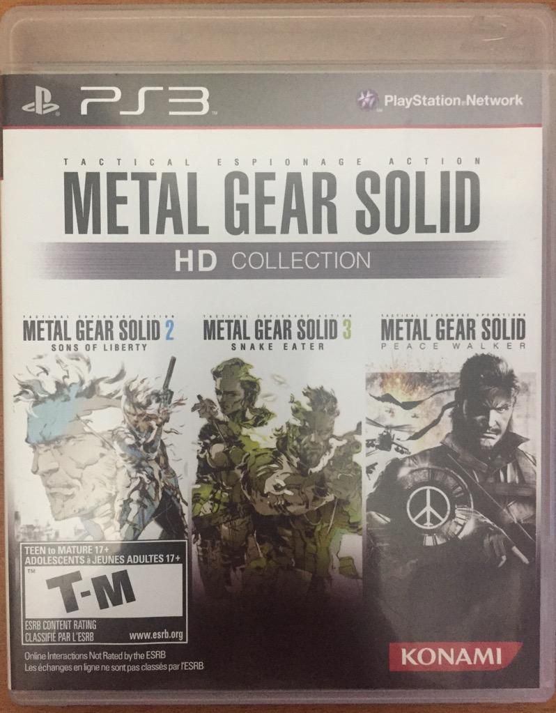 Metal Gear Solid Hd Collection Ps3