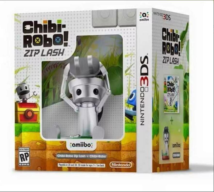 NUEVO Chibi Robo Zip Lash Chibi Robo Amiibo Nintendo 3ds 2ds