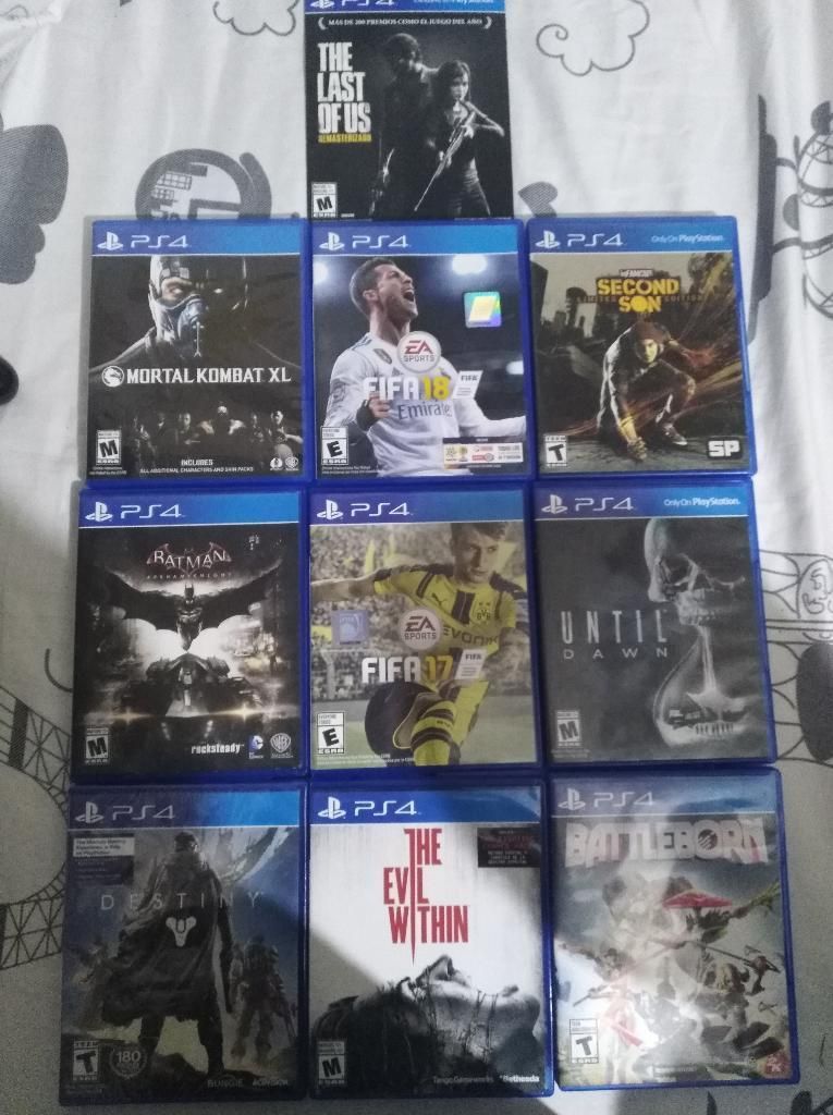 Vendo O Cambio Juegos de Ps4