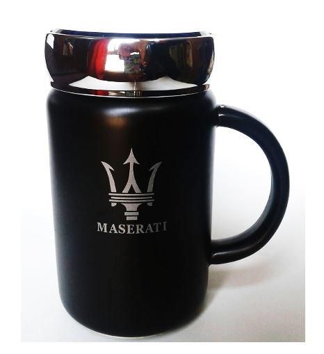 Mug Con Tapa Hermética Maserati