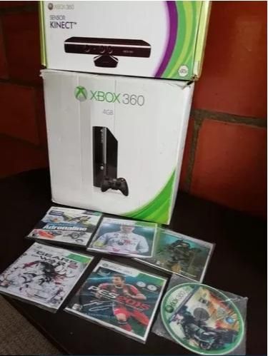 Xbox 360 Super Slim 5.0 2 Controles Kinect 6 Juegos