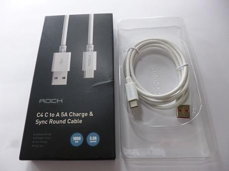 Cable Usb Rock Tipo C4 Para Xiaomi, Galaxy S8, Huawei P9