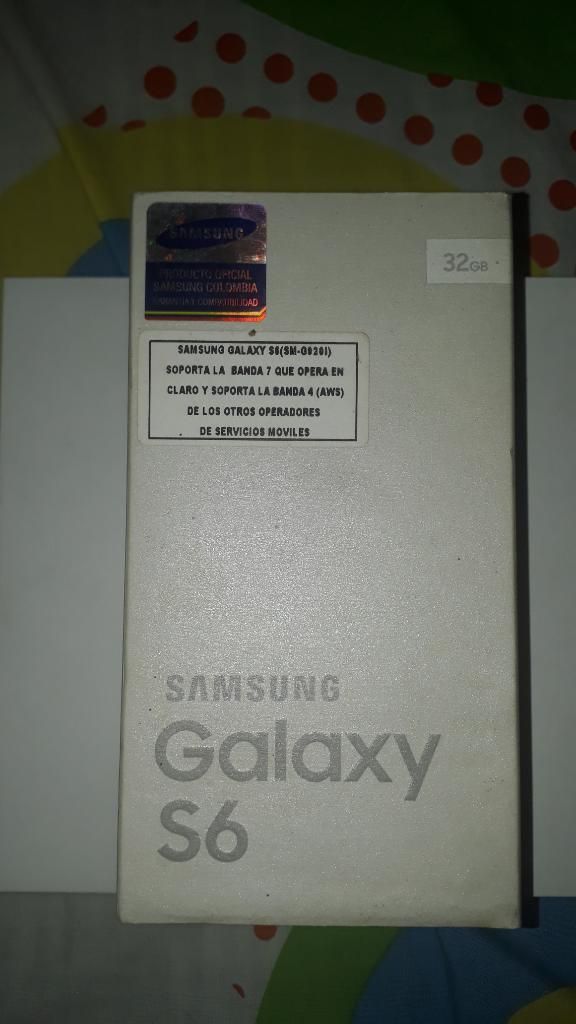 Caja de Samsung S6 Original