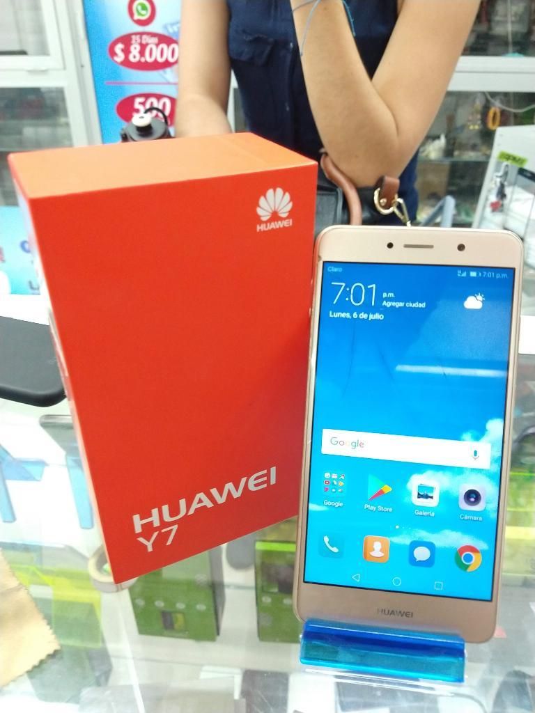 Huawei Y7 Usado Ojo Fisurado