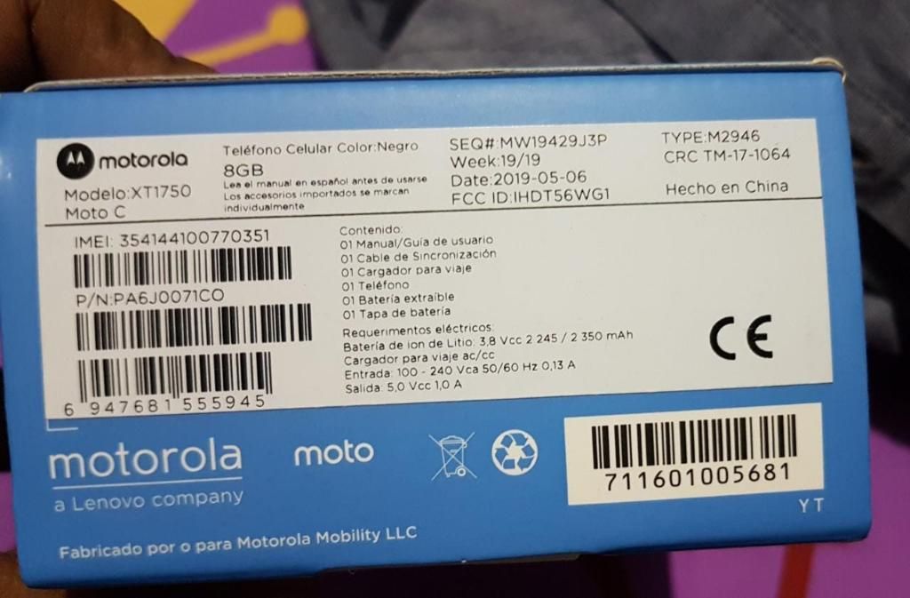 Moto C 8gb