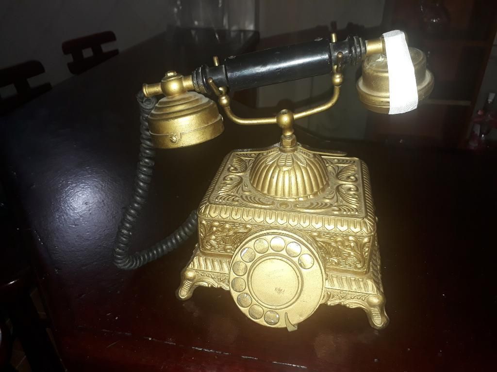 Telefono Antiguo en Bronce 