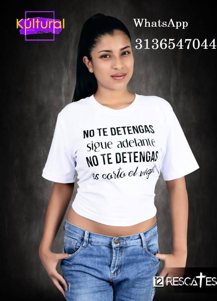 Camisetas estampadas con mensajes que SI Importan