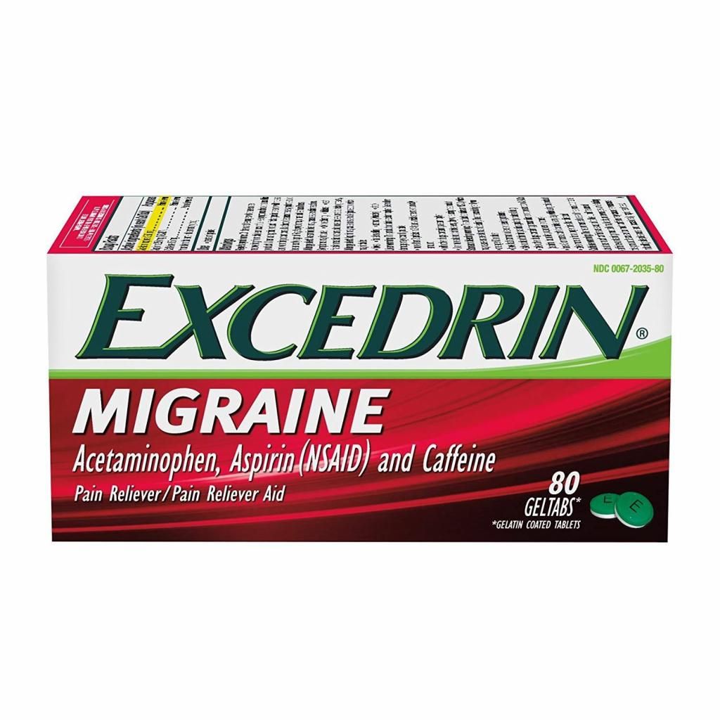 Excedrin Migraine - 80 Pastillas Alivio para migraña