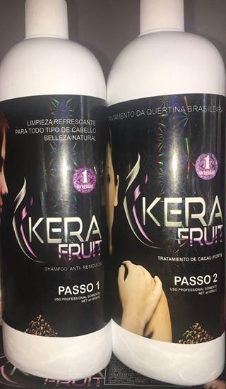 Keratina formula brasileña Fruit Chocolate intenso.