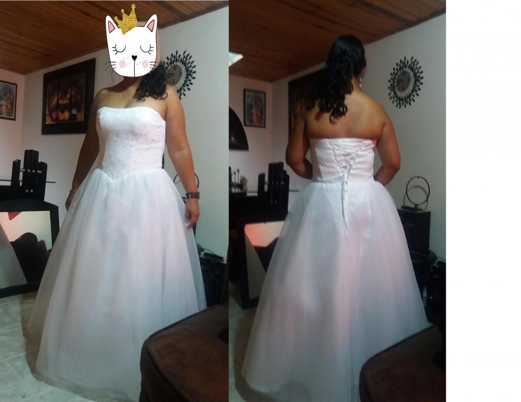 vestido de novia talla L