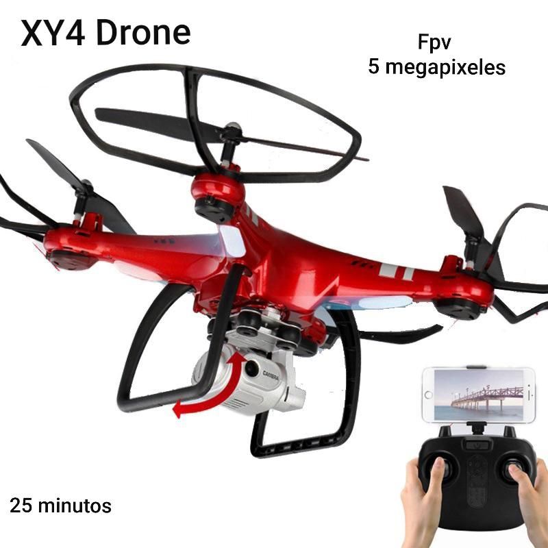 Drone Xy4s Wifi Camara Hd 5 Mpx p 25 Min 150m Sensores