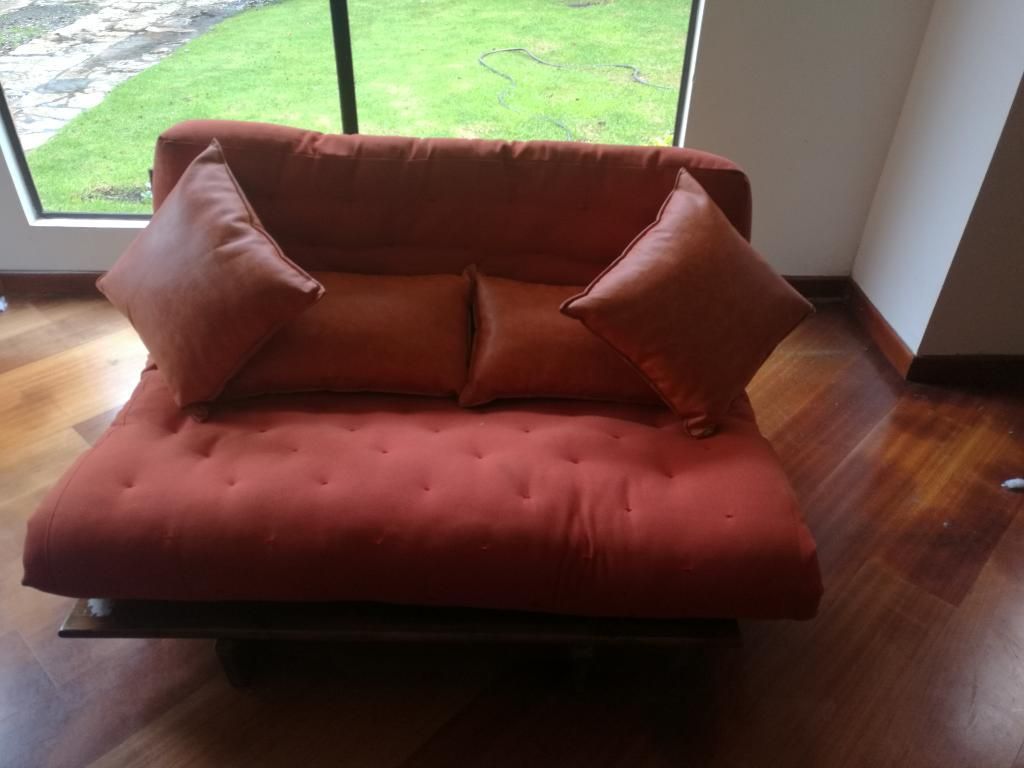 Sofa Cama Futon con Cojines