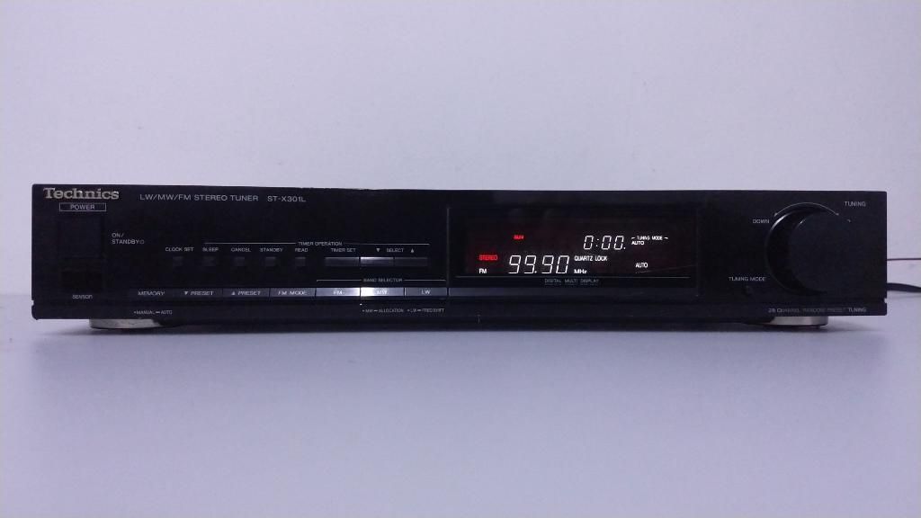 Tuner Radio Timer Hora Reloj Technics