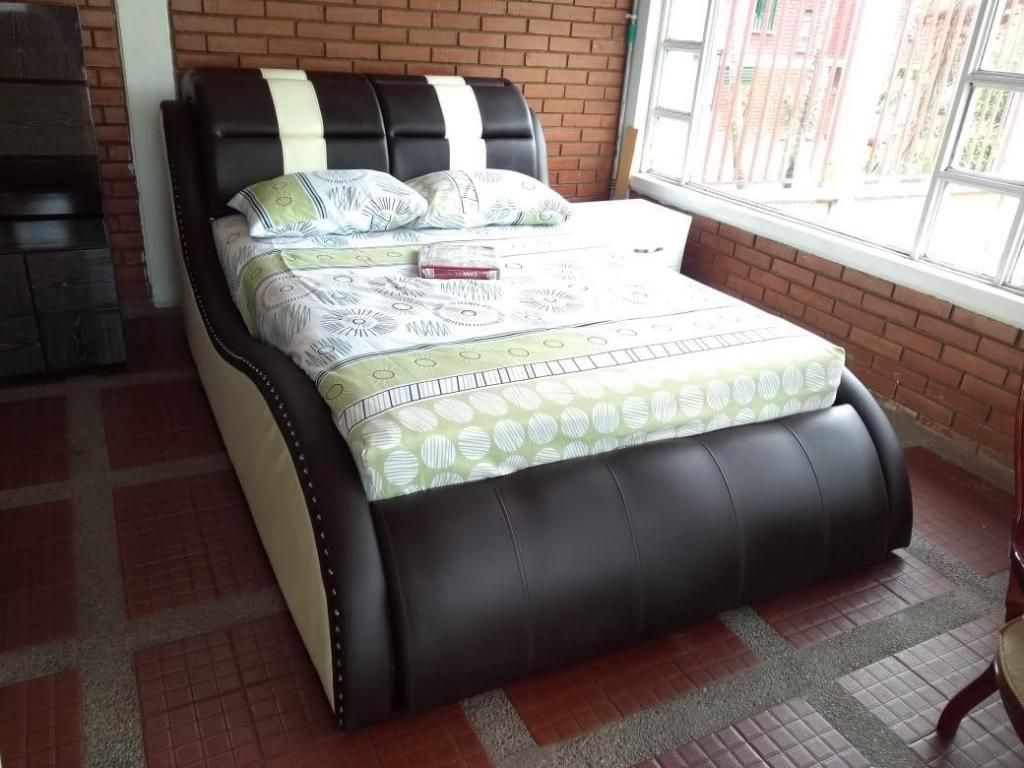 camas en madera, camas tapizadas, base camas