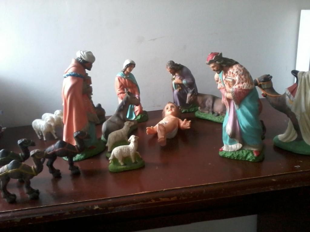 pesebre en caucho