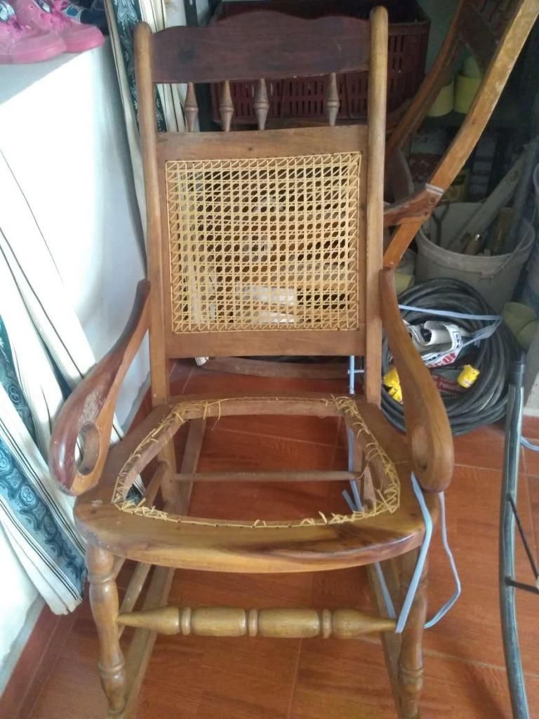 sillas mecedoras de madera para adulto, reparar