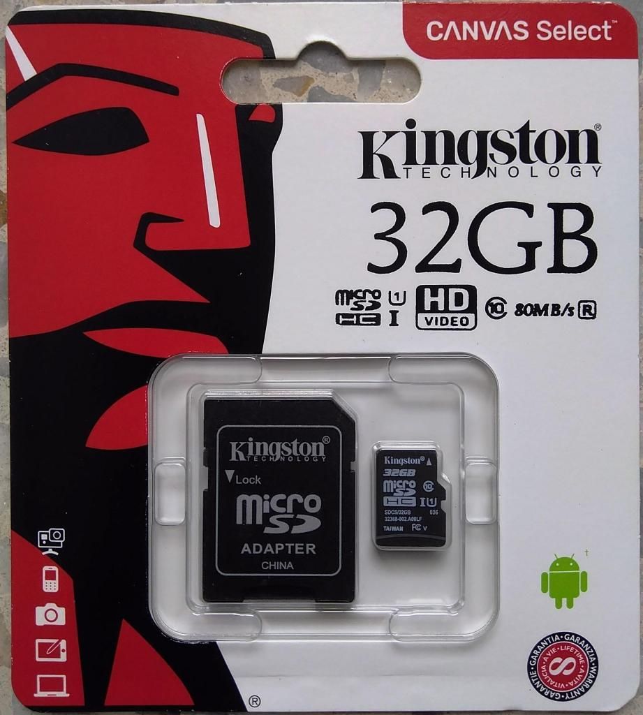 ASC NUEVO Memoria MicroSD 32 Gb KINGSTON Clase 10