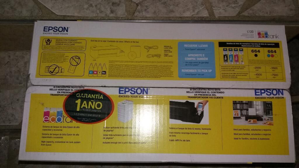 Impresora Epson L120 Totalmente Nueva