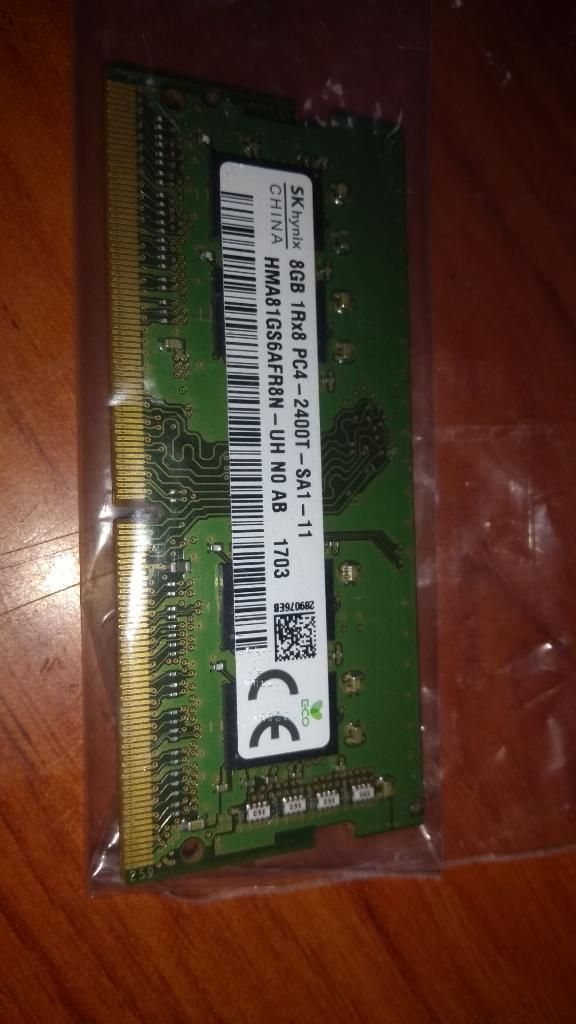 Memoria Ddr4 de 8 Gb