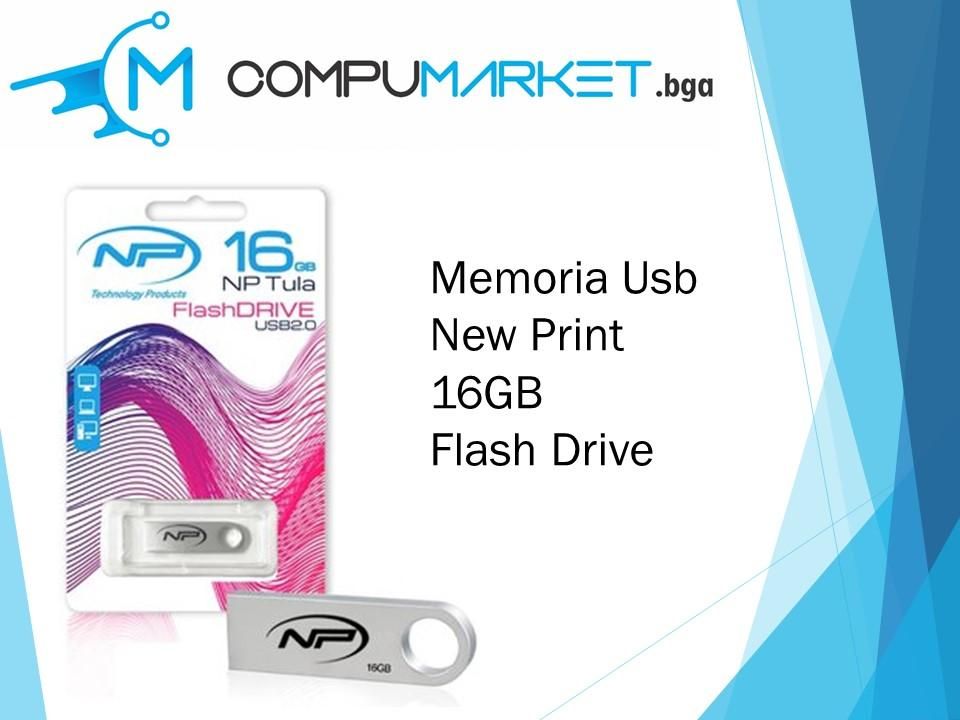 Memoria usb new print 16gb flash drive nuevo y facturado