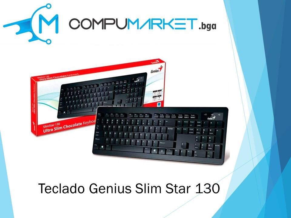 Teclado Genius Slim Star 130 usb nuevo y facturado