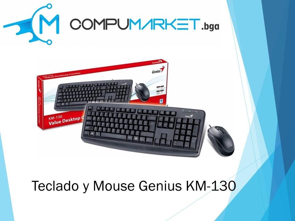 Teclado y mouse combo genius KM-130 nuevo y facturado