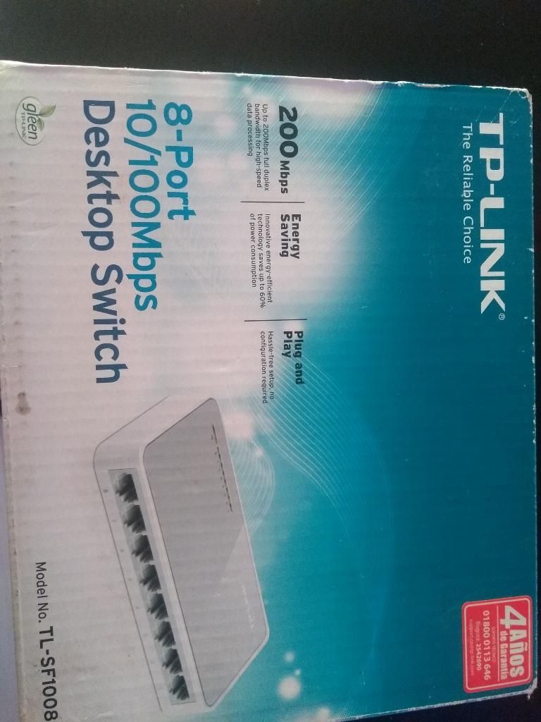 Tp Link 8 Puertos  Mbps Deskop