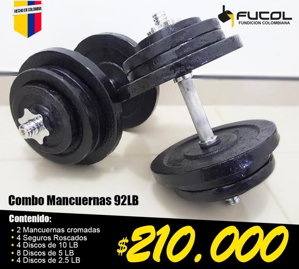 Promoción Pesas Mancuernas