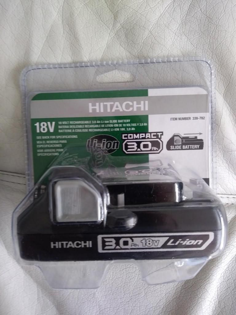 Bateria Hitachi 18v 3ah Ion Litio