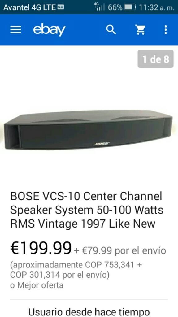 Central Bose Vcs10