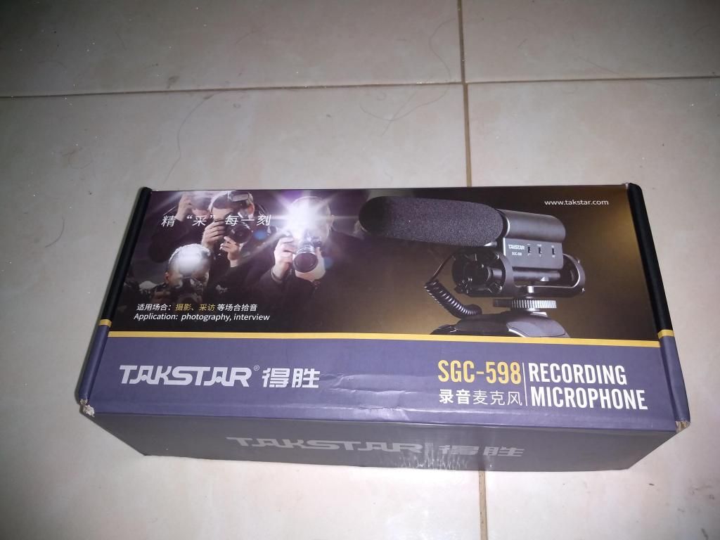 Micrófono Para Cámara Takstar SGC 598