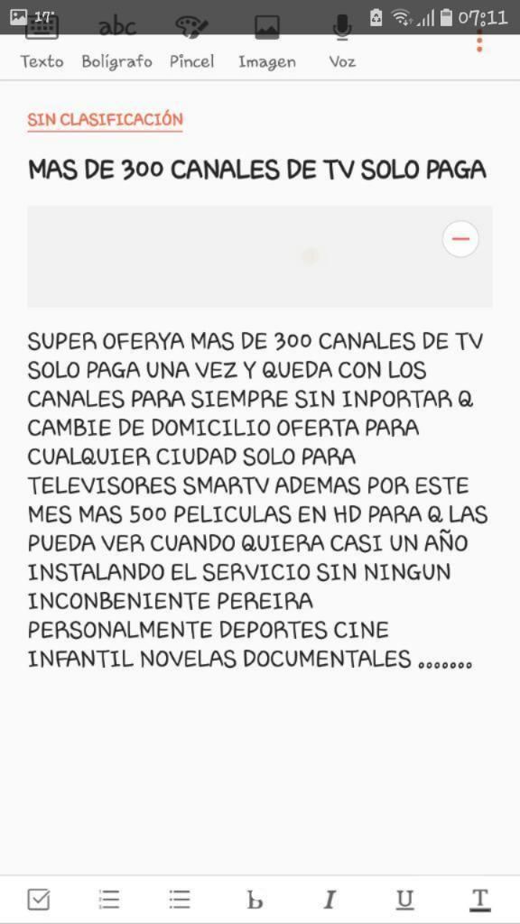 Televisión Unpago