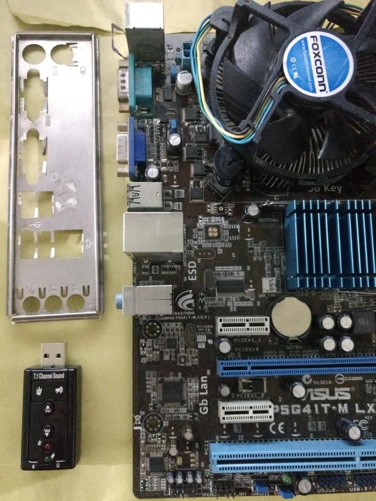 COMBO BOARD CPU Y RAM DDR3 SOCKET 775 PARA OFIMÁTICA
