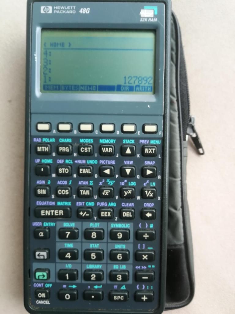 Calculadora cientifica HP 48G 128K