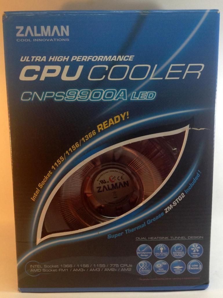 Cooler Disipador Cpu Procesador Zalman Cnpsa Led 120 Mm