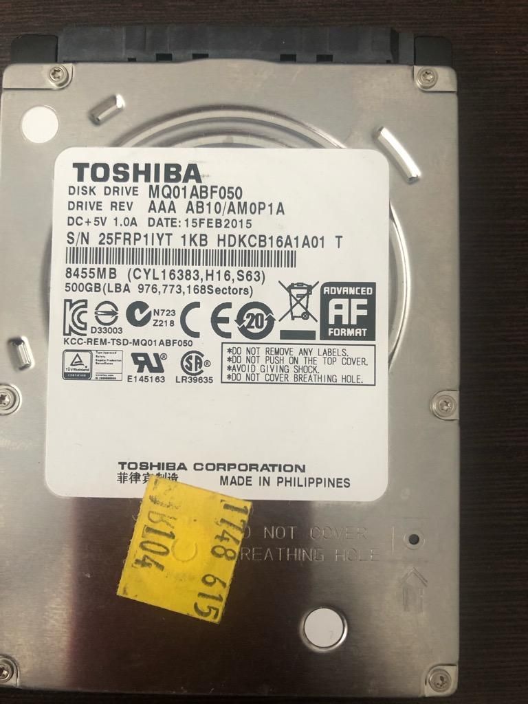 Disco Duro Toshiba 512Gb