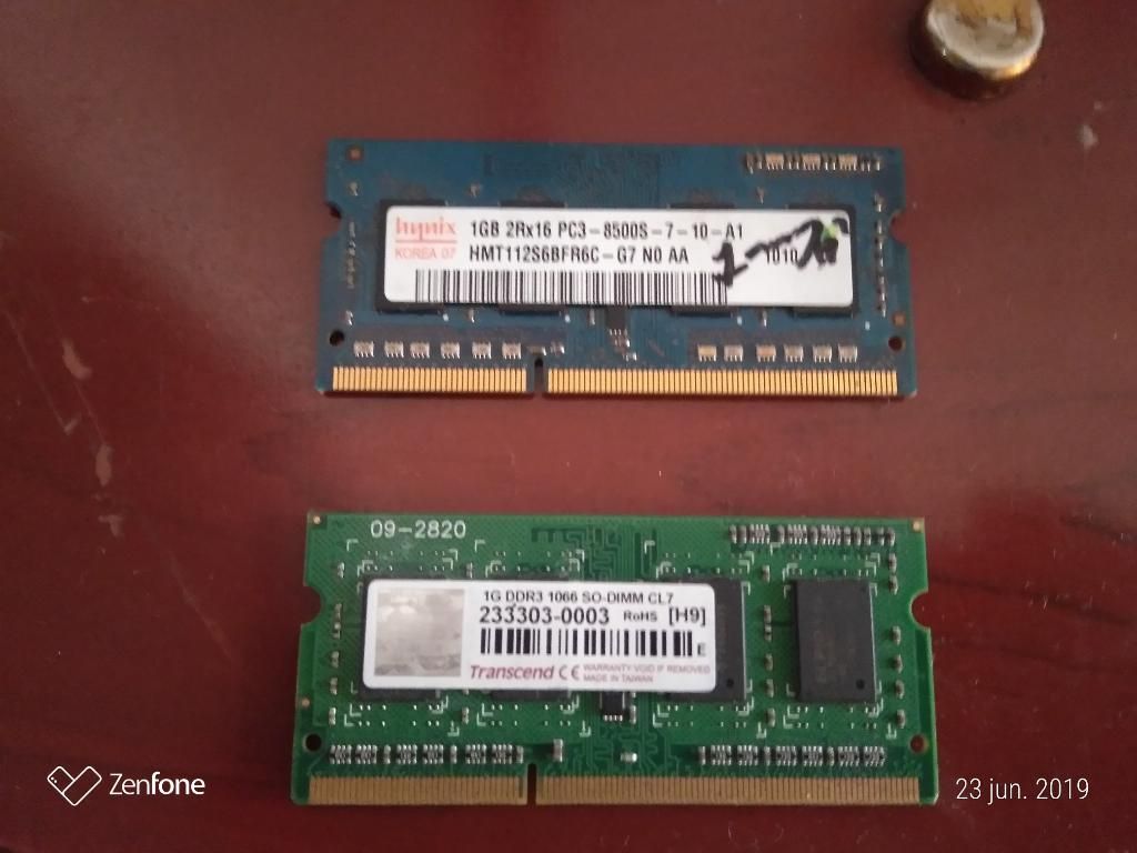 Memoria Ram Ddr3 de 1gb