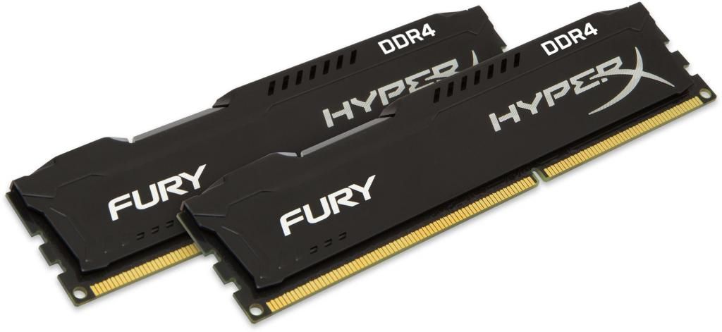 Memoria ram Kingston hyperx fury DDR4 2X4GB mhz como
