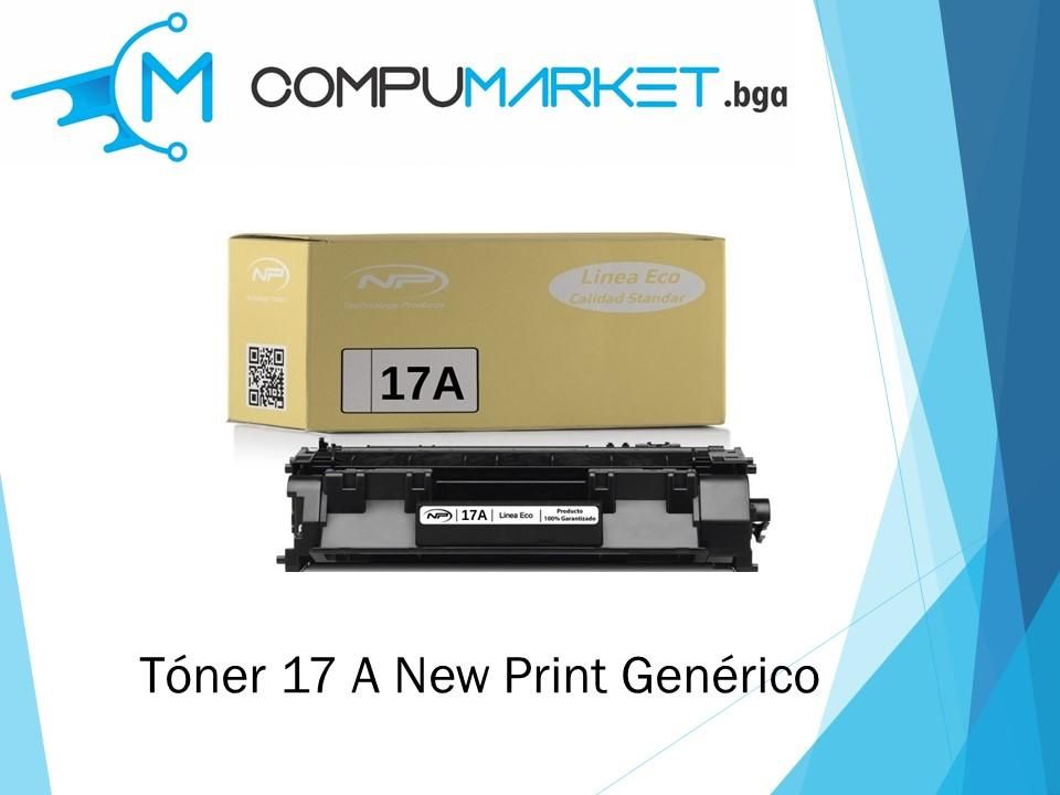 Toner 17A para HP generico New Print nuevo y facturado