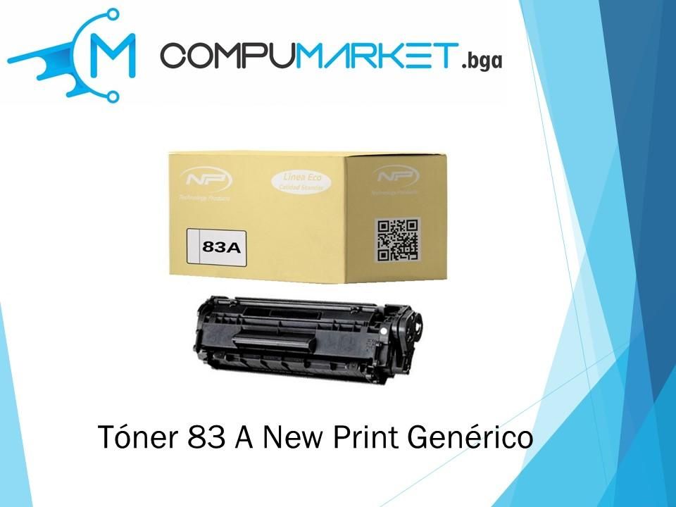 Toner 83A generico para HP New Print nuevo y facturado.