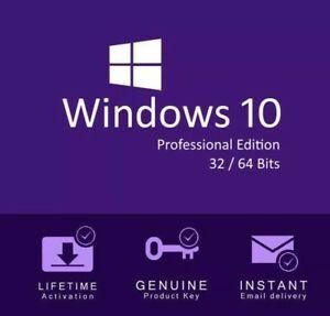 licencia windows 10 profesional  bit original