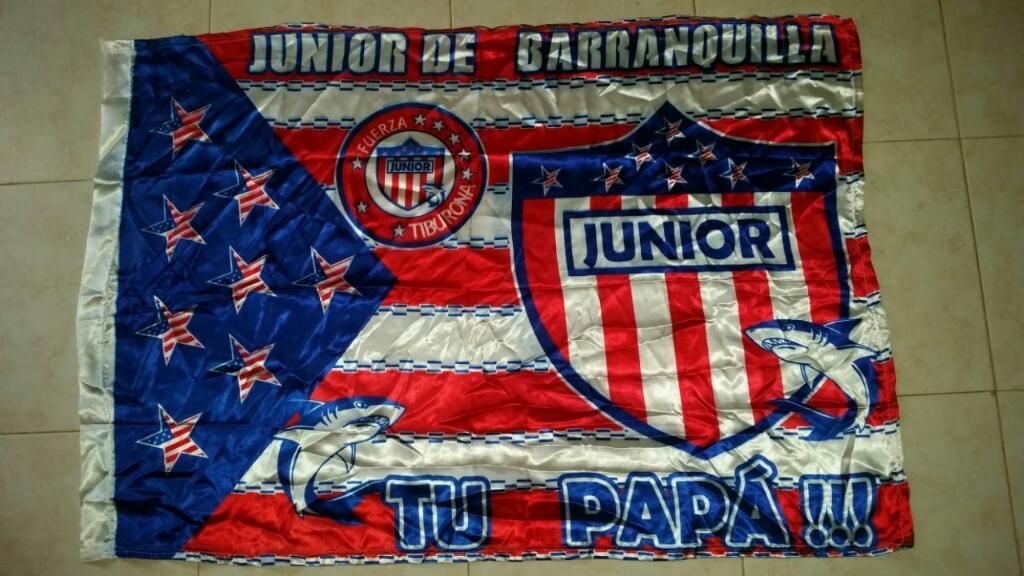 Bandera Atletico Junior Barranquilla