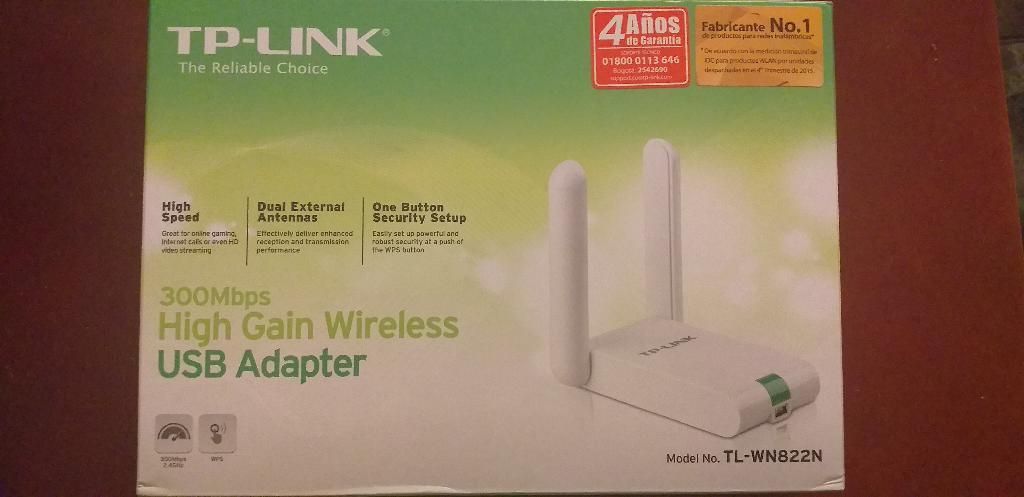 Adaptador Usb Wifi 300mbps Tplink