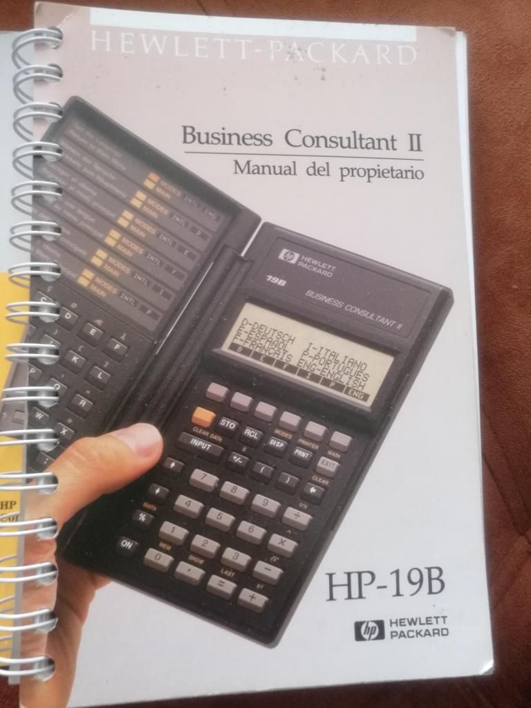 Calculadora financiera HP 19B