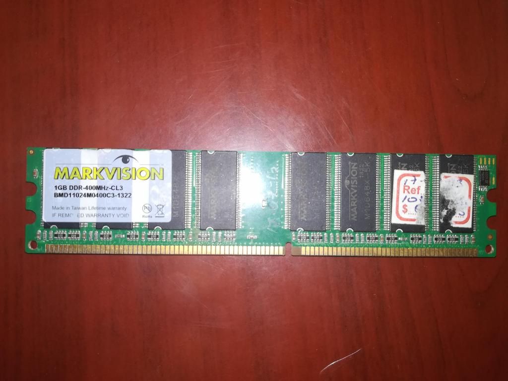 MEMORIA MARKVISION 1GB DDR400MHzCL3