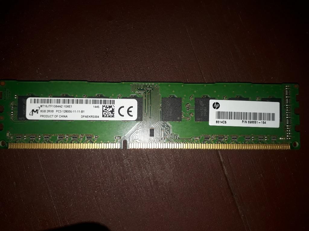 Memoria Ram Micron de 8gb Ddr Mhz