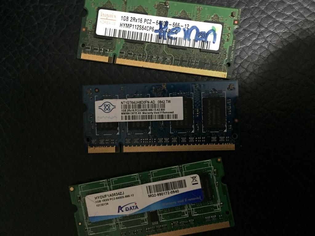 Memorias Ram Ddr2 para Portatil 1 Jiga